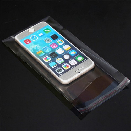 Transparent Plastic Packing Bag Double Layer Opp Adhesive Sticker Self ...