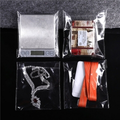 Wholesale Price Custom Self-Adhesive Transparent Pe Opp Plastic Clothes Packaging Clear Bag