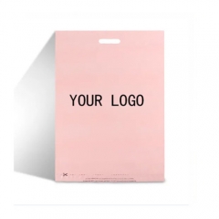 Mailing Bags Custom Printed Logo Big Pink Poly Mailers Designs Plastic Envelope Bag With Handle