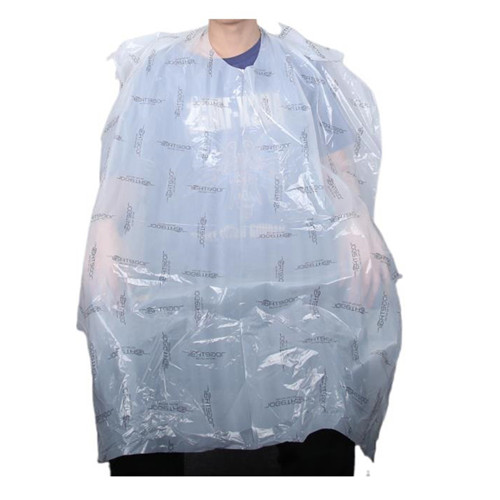 Custom Wholesaler Waterproof Aprons Cut Dye Hair Robe Barber Salon Disposable Hair Dressing Cape