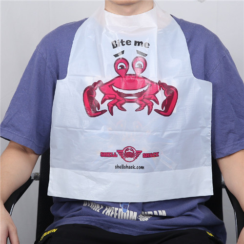White Color Plastic Apron Protective Polyethylene Disposable PE Apron In Stock