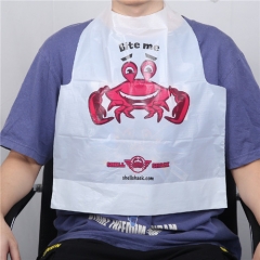 Manufacturer Custom Logo Free Sample Disposable Waterproof Plastic Apron For Restaurant