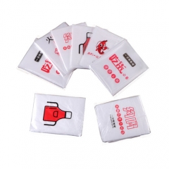 Seafood Essential Custom Printed Plastic Restaurant Disposable Bib Manufacturer