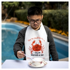 Manufacturer Custom Printed Adult Restaurant Plastic Disposable Lobster Bibs