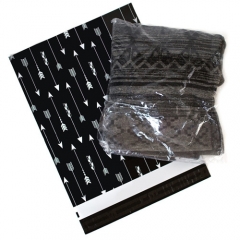 Wholesale Polymailer Pink Black Matte Poly Mailer Bags Custom Printed Plastic Envelopes Mailing Bags