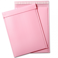 Factory Custom Printed Logo Printed Eco Friendly Pink Poly Bubble Mailer Envelopes Packing Bag For Shipping Protective