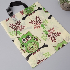 Factory Eco Friendly CustomWholesale Custom Logo Printed Carrier Handle Cute Shopping Bag With Soft Loop Handle