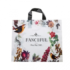 Wholesale Tote Bag Designed Matte Plastic Shopping Bags Customized Shopping Bags For Clothing