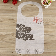 Manufacturer Customized Non Woven New Born Waterproof Feeding Kid Disposable Bib