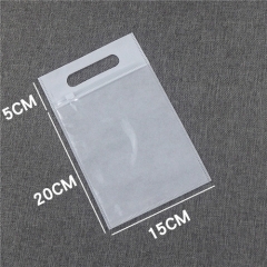 Plastic Slider Zipper Bag Manufacturer Custom Zip Clothing Packing Bags With Handle