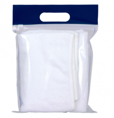 Plastic Slider Zipper Bag Manufacturer Custom Zip Clothing Packing Bags With Handle