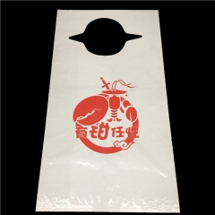 Custom Logo Printing PE Waterproof Lobster Restaurant Disposable Bib Apron Premium