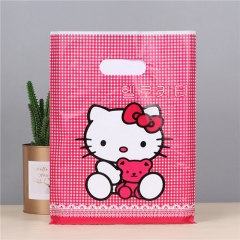 Low Density Die Cut Handle Shopping Package Bags Custom Animal Printed Plastic Merchandise Bags For Shop