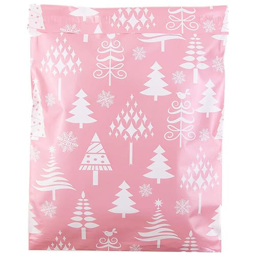 Custom Logo Printed Christmas Poly Mailers Clothes Shipping Packaging Bag Envelopes Mailing Plastic Christmas Courier Bag