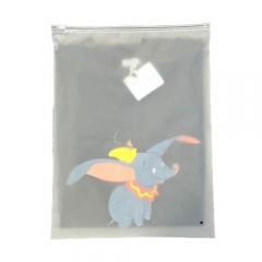 Custom Zipper Bag Frosted Matte Plastic Packaging Bags Plastic Zip Lock Frosted Zipper Bag For Clothing