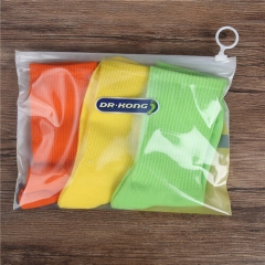 Custom Logo Clear Plastic Suffocation Warning Bags Poly Transparent Zipper Bags For Clothes Shoes Packaging