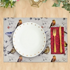 Factory Wholesale Custom Disposable Brown White Kraft Paper Rectangle Placemats For Restaurant