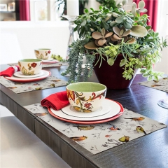 Wholesale Raw Material Dining Room Disposable White Kraft Paper Placemats For Party Decorations