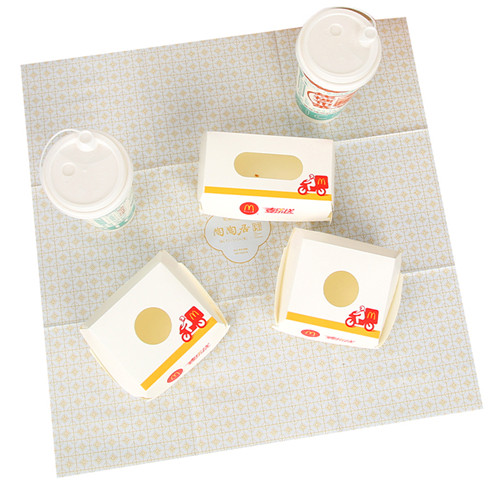 Custom Restaurant Paper Table Cover Custom Printed Placemats Paper Customised Paper Placemat 50cm* 50cm