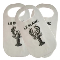 Wholesale Lobster Non Woven Restaurant Bib Apron Custom Disposable Bib Restaurant Adult Bibs With Logo