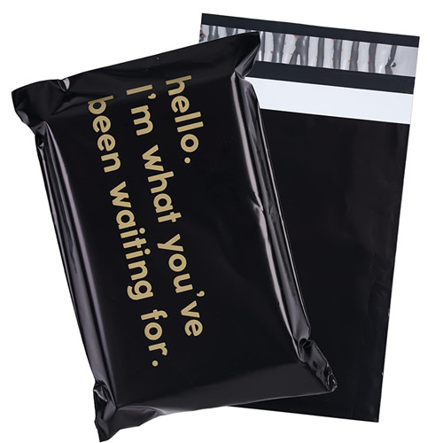 Mailer Matte Black Plastic Clothes Bag Packaging Printed Packaging Postage Bags Custom Poly Bags For Packaging
