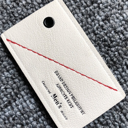 Custom Eco-Friendly Debossed Brand Logo Leather Patches PU Leather Clothing Labels for Jeans