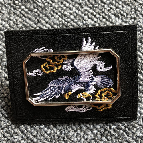 Custom Brand Jeans Clothing Clothes Tag Patches Embossed Metal Label Patch Tag Custom Metal Leather Labels for Jeans Clothes