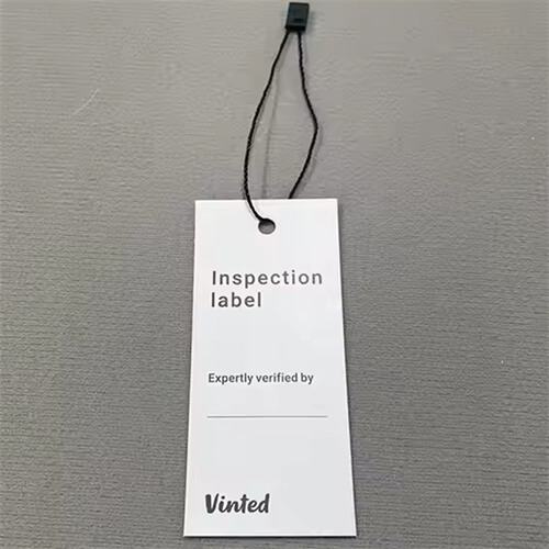 Custom Size Brand Price Hang Tags Garment Paper Swing Tag For Gift Tags Vinted Clothes T-Shirt Private Label With Own Logo