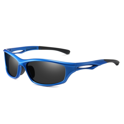 Men's Wrap Around Sports Sunglasses for Athletes Running with TR90 Frame and Anti-uv Polarized Lenses Sun Glasses 2507