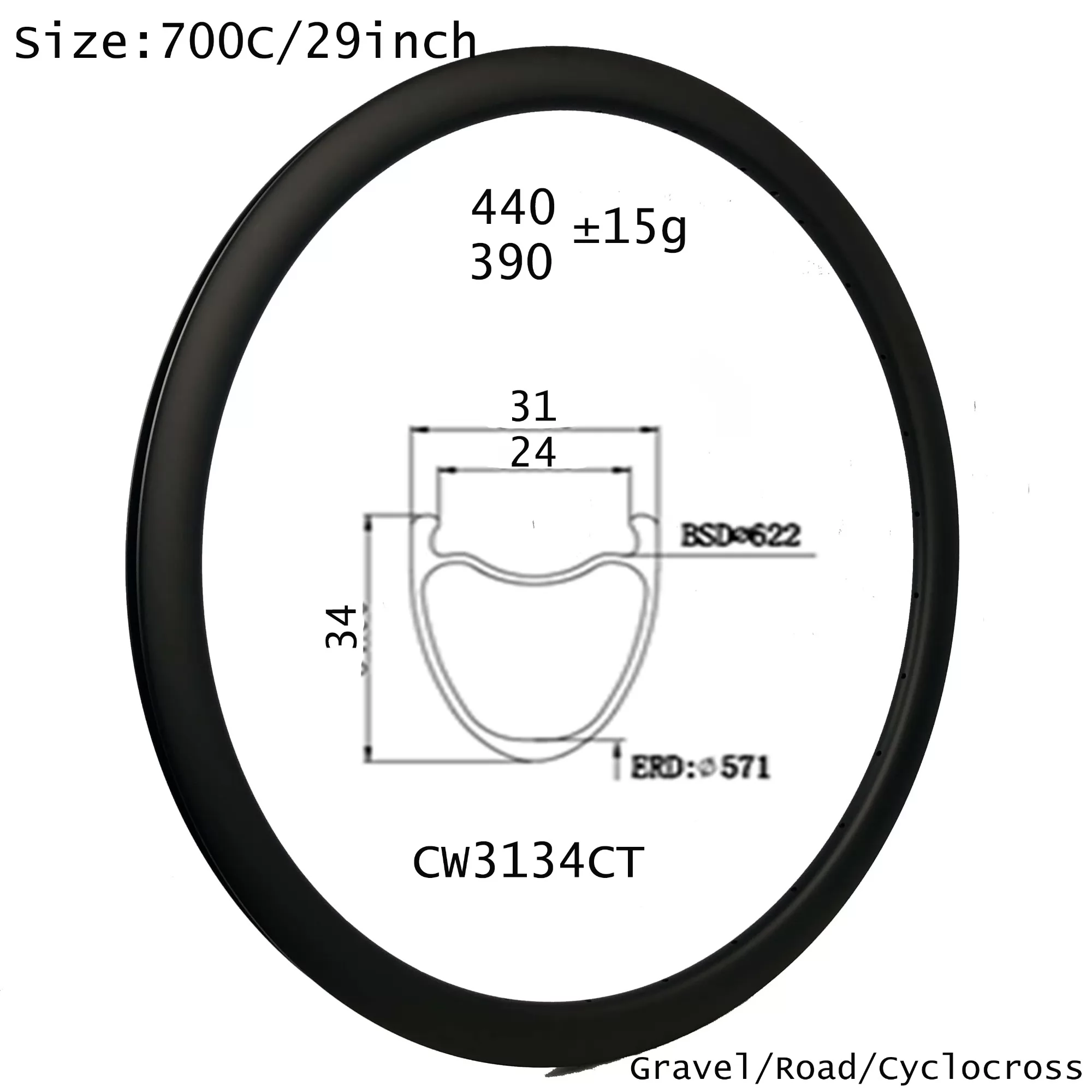 |CW3134T/C/CT| New development all road carbon bike rims tubular/clincher/tubeless compatible cycle wheels hot sell to Australan riders love