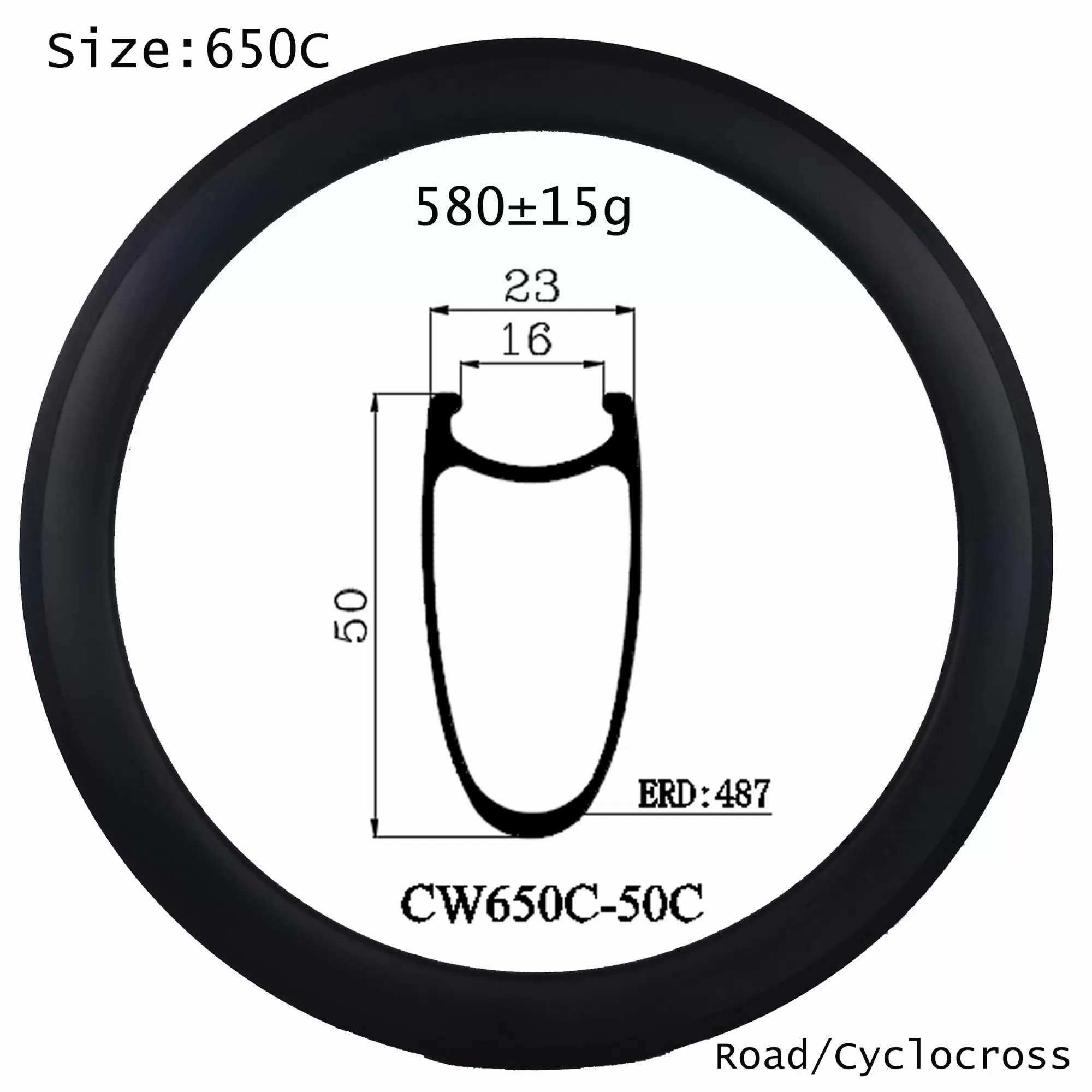 |CW650C-50C/T| 650C carbon bike wheels clincher/tubular tires for road bike V brake high TG suface/cyclocrossy disc brake XC racing bike