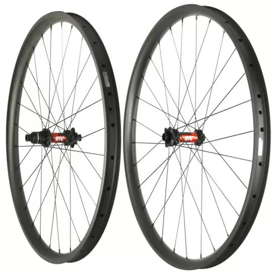 Customized mountain bike carbon wheels mtb wheelset QR/TA quick release thru axle hub pillar psr 1420 sapim cx ray spoke center lock-6 six bolts