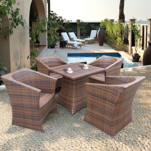 RTC-14 rattan outdoor furniture picnic table