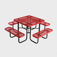 TB81 Square picnic table and benches