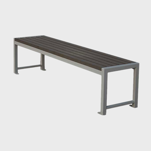 FW02 Backless wood plastic composite garden bench