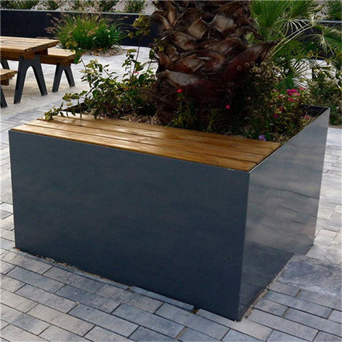 outdoor tree flower pot and planter