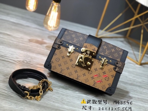 No.136 LV Trunk Petite Malle bag  M43596 20*12*5.5cm