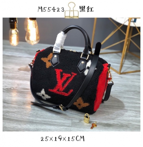 No.164 LV Speedy Teddy collection bag  M55423  251915cm