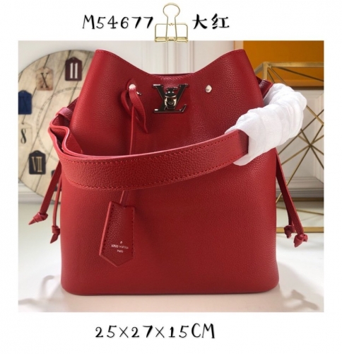 No.169 LV LOCKME BUCKET bag  M54677  25*27*15CM