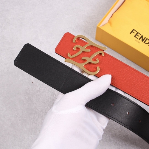 NO:796 Fendi Two Face Belt Partly contain the shipping fee 38MM