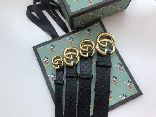 NO:744 Gucci Belt Partly contain the shipping fee 20MM