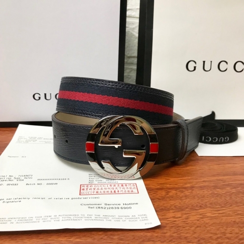 NO:973  Gucci Belt Partly contain the shipping fee 38MM