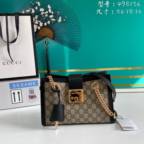 NO:888  Gucci model 498156  size:26*18*10cm