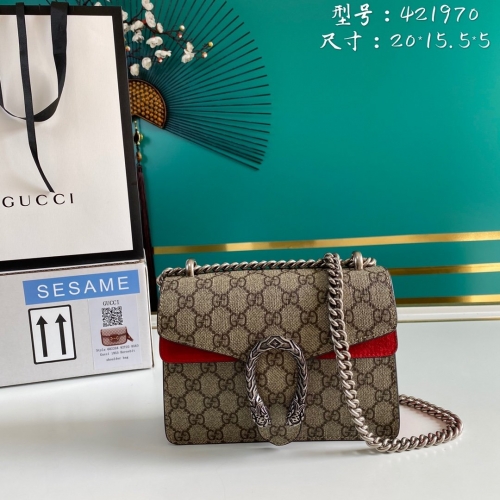 NO:859  model 421970  size:20*15*5*5cm Gucci Dionysus