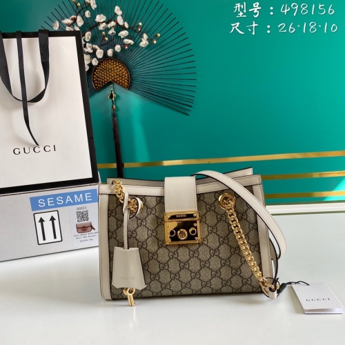 NO:887 Gucci model 498156  size:26*18*10cm