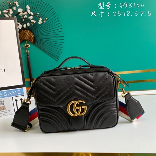 NO:1133 model 498100 size:25*18.5*7.5cm GG Marmont