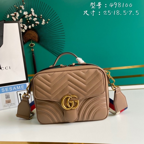 NO:1139  model 498100 size:25*18.5*7.5cm GG Marmont