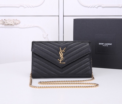 NO:1450 YSL Caviar Cowhide Envelope woc22cm model 360450 size:22.5*14*4cm  Monogram Woc