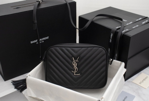 NO:1718 YSL Cowhide camera bag 1815 23*16*6cm