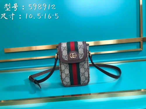 No.2318 Gucci shoulder bag 598912 size 10.5*16*5cm